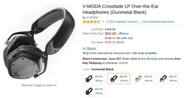 Fotografía - [Offre Alerte] V-Moda Crossfade LP Casque Pour 70 $ One Day-Deal retours Pour Amazon Après Selling Out Last Time